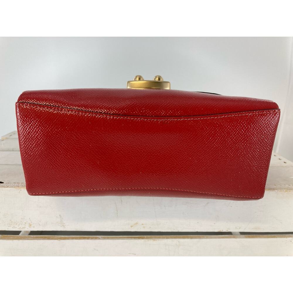 COACH F37833 SMALL RED PATTON LEATHER CROSSBODY BAG - Picture 9 of 16